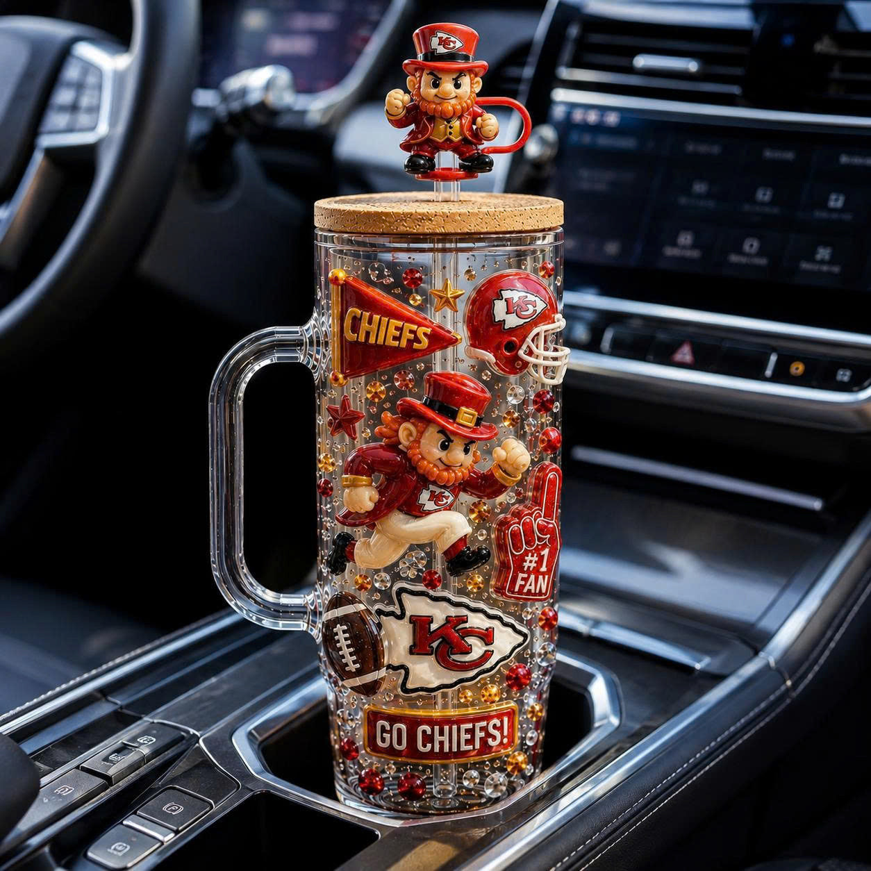 KCC 40oz Tumbler With Handle NHVH