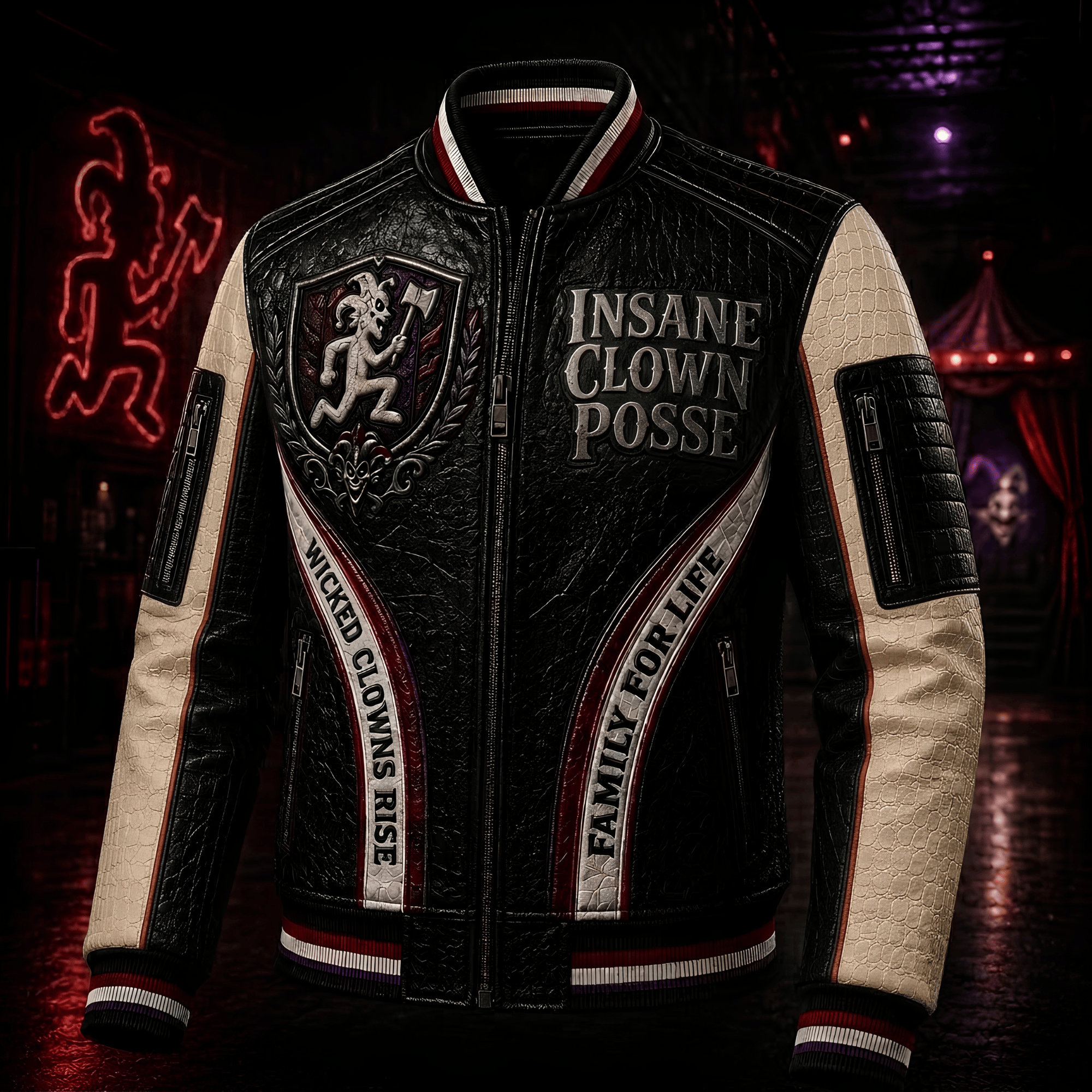 Premium ICP Leather Zipper Jacket TTMH