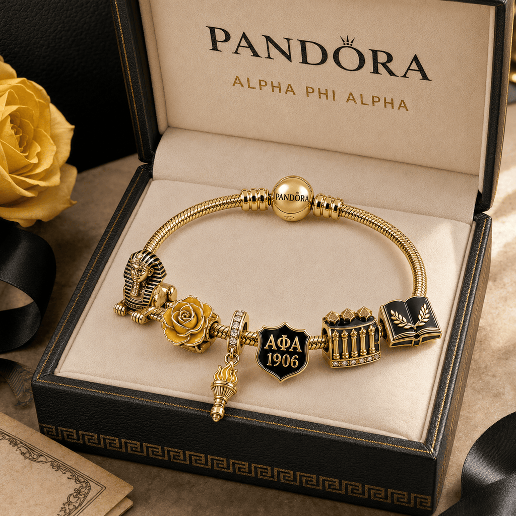 APA Gold Charm Bracelet Set TMH