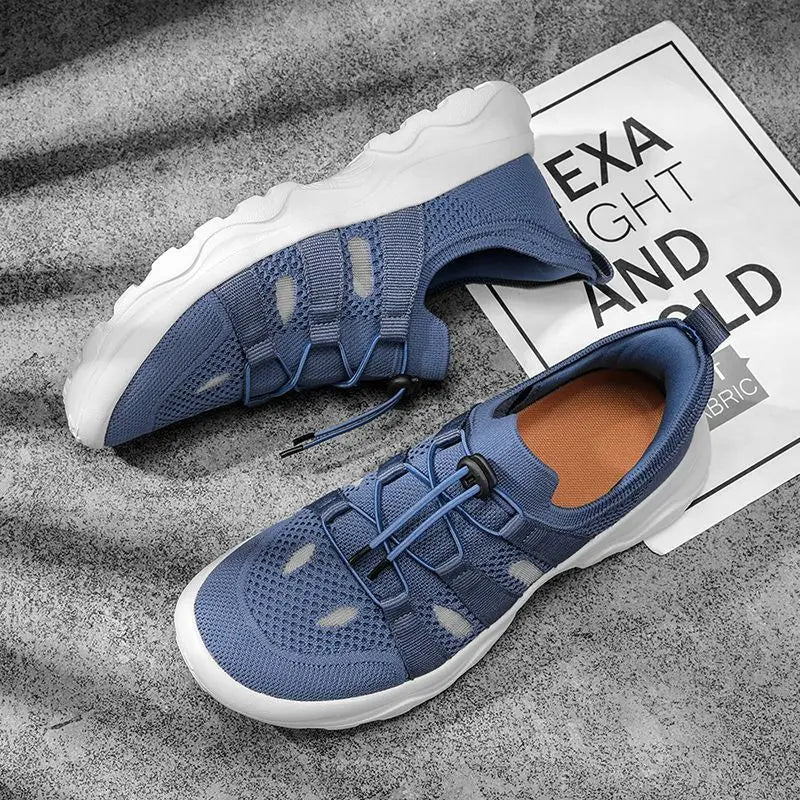 Wide-toe large-sized casual shoes, lightweight and slip-resistant men's shoes, men's sports shoes and casual shoes